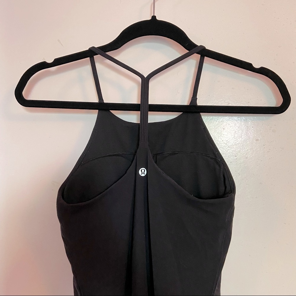 Lululemon Black Halter High Neck Tank Top